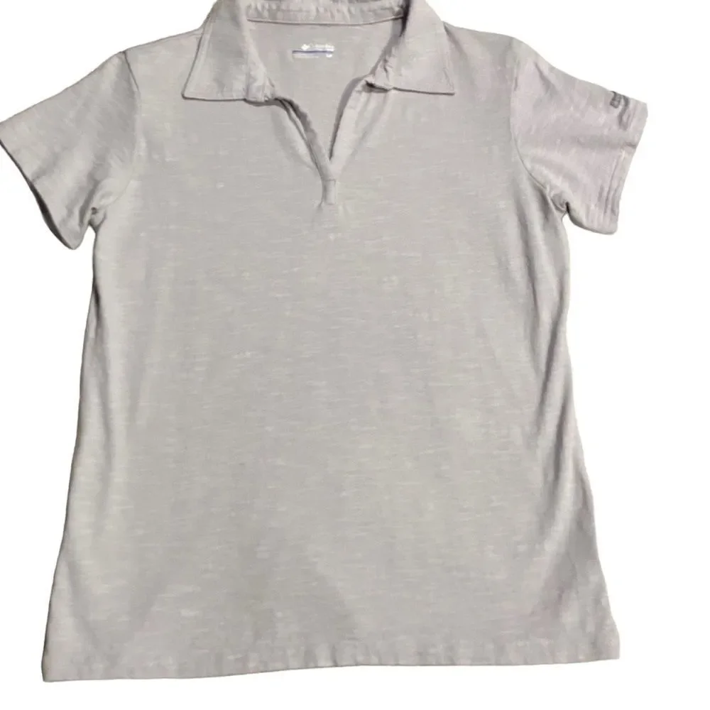 Columbia Grey Short Sleeve Polo - Picture 4 of 6